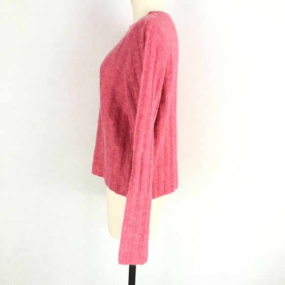 H&M Divided Pink Wool Alpaca Blend Sweater Sz M - Picture 2 of 9